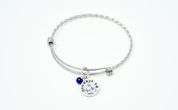 Goodbye Ed, Hello Me® Silver Bracelet and Charm