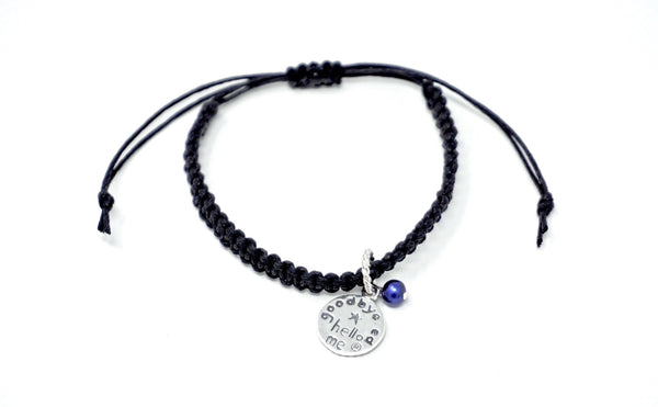 Goodbye Ed, Hello Me® Macrame Bracelet and Charm